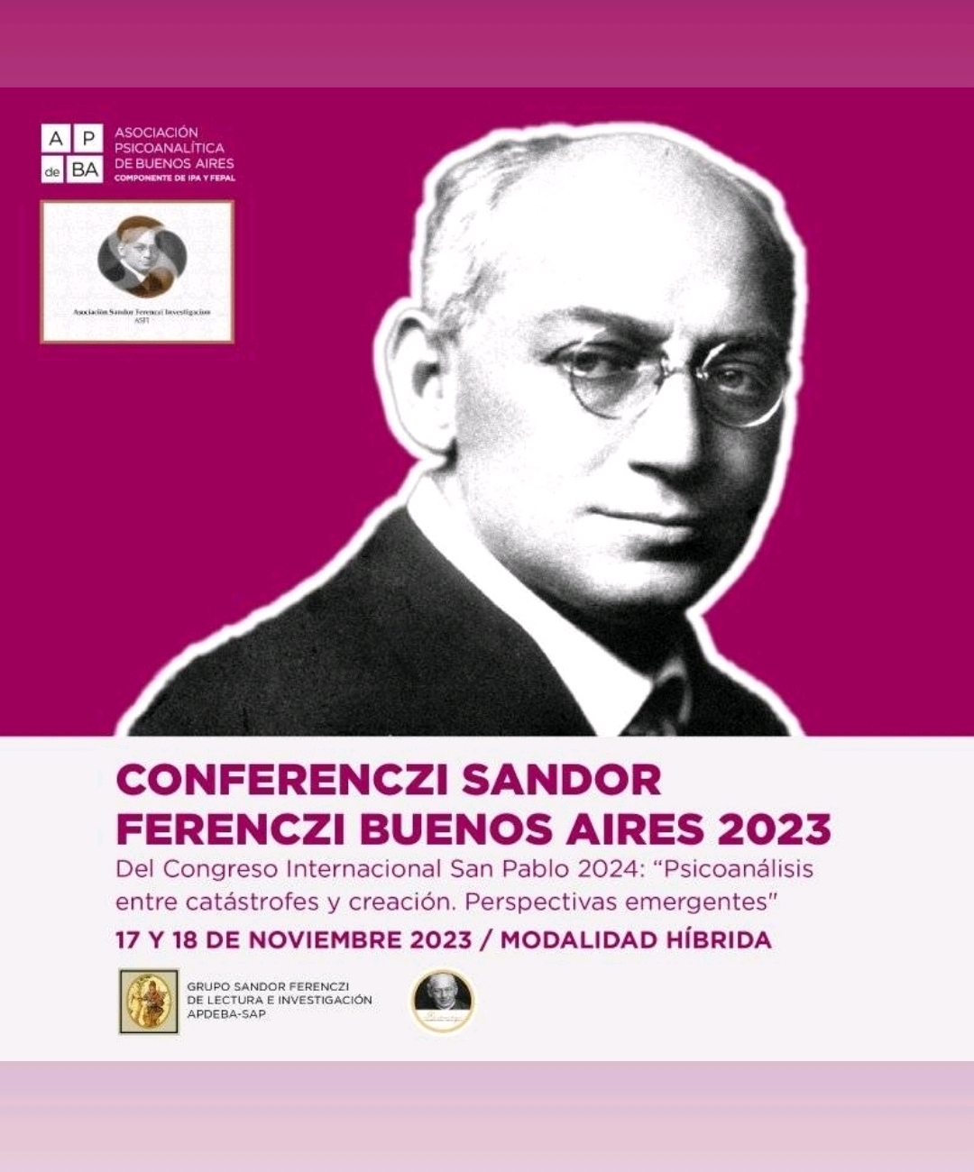 APdeBA - CONFERENCZI SANDOR FERENCZI BUENOS AIRES 2023